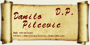 Danilo Pilčević vizit kartica
